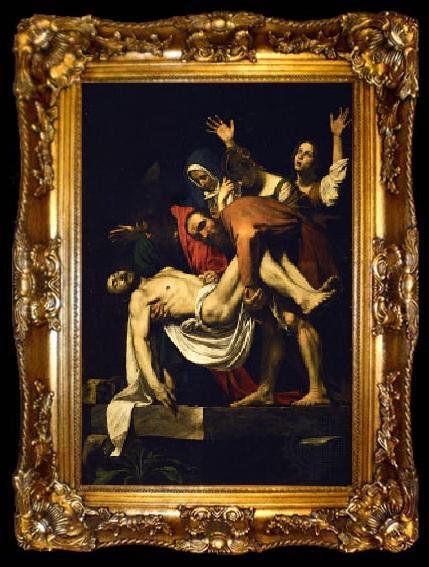 framed  Caravaggio The Deposition of Christ, ta009-2