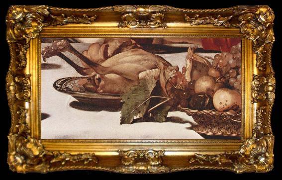 framed  Caravaggio Christus in Emmaus, ta009-2