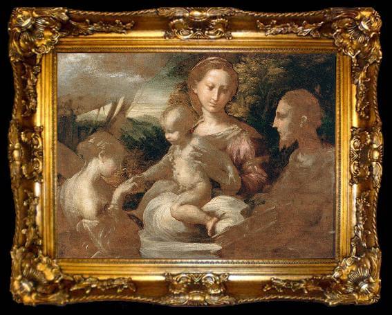 framed  PARMIGIANINO The Mystic Marriage of St Catherine, ta009-2