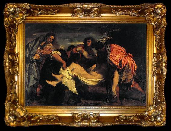 framed  Titian The Entombment, ta009-2