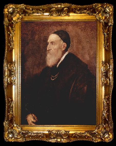 framed  Titian Selbstportrat, ta009-2