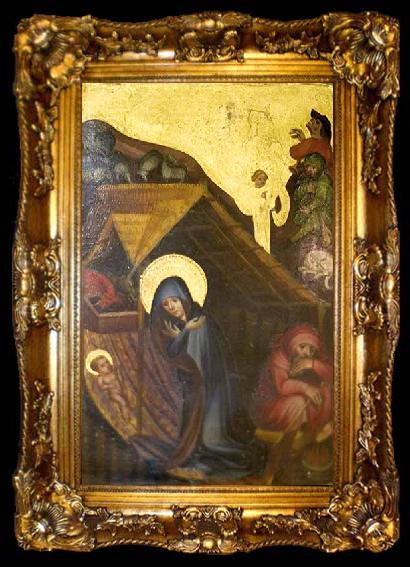 framed  Anonymous Adoration of the Child, ta009-2