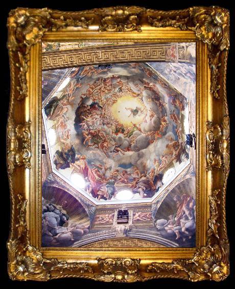 framed  Correggio Assumption of the Virgin, ta009-2