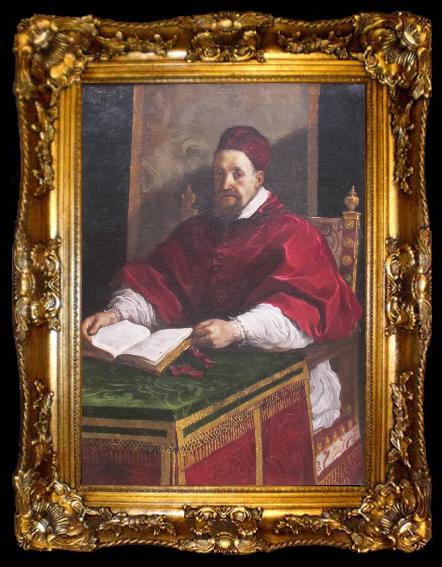 framed  GUERCINO Portrait of Paul Gregory XV, ta009-2