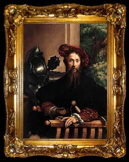 framed  PARMIGIANINO Portrait of Galeazzo Sanvitale, ta009-2