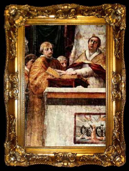 framed  Raphael Oath of Leo III, ta009-2
