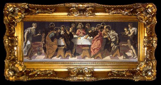 framed  Tintoretto La ultima Cena, ta009-2