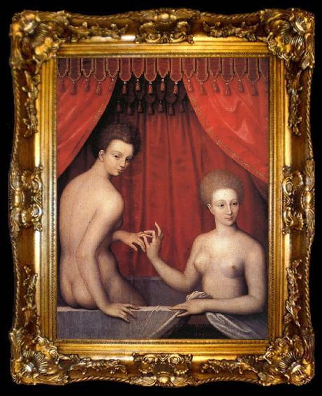 framed  Anonymous Women Bathing, ta009-2
