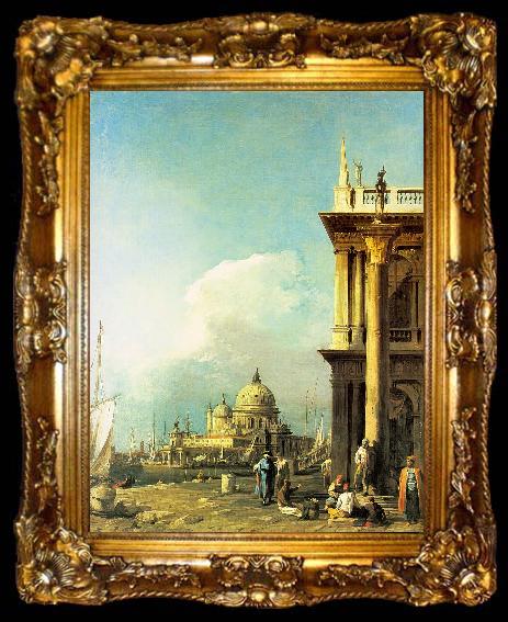 framed  Canaletto Entrance to the Grand Canal from the Piazzetta, ta009-2