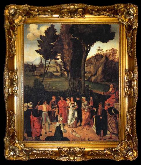 framed  Giorgione THe Judgment of Solomon, ta009-2