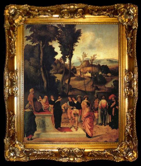 framed  Giorgione Moses