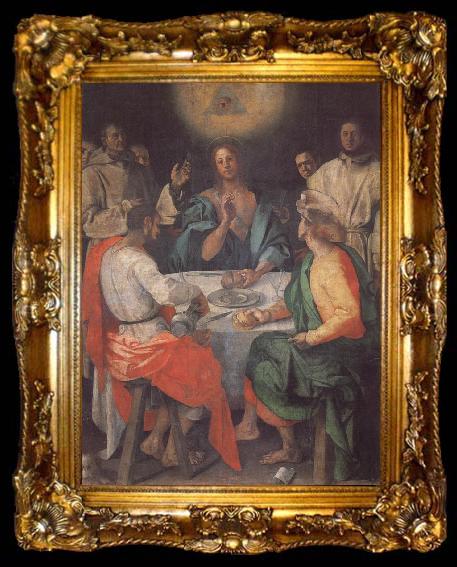 framed  Pontormo The Supper at Emmaus, ta009-2