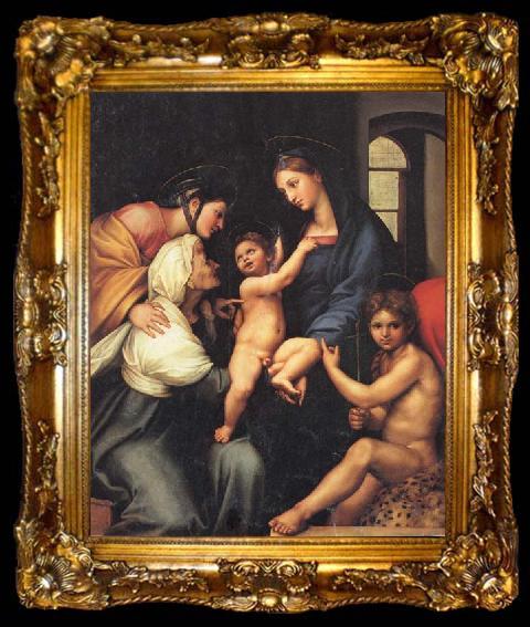 framed  Raphael Madonna of the Cloth, ta009-2