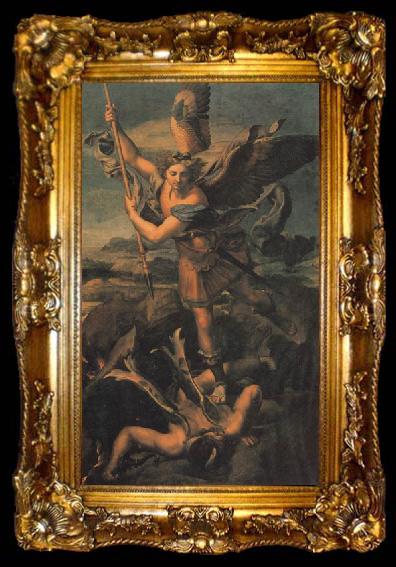 framed  Raphael St.Michael Victorious,known as the Great St.Michael, ta009-2