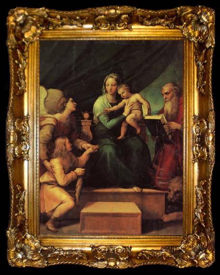 framed  Raphael The Madonna of the Fish, ta009-2