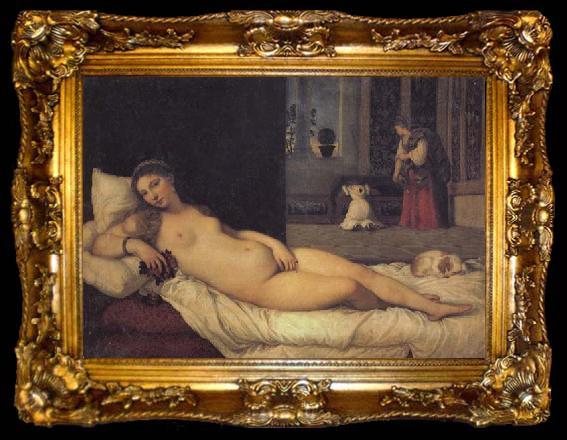 framed  Titian Venus, ta009-2