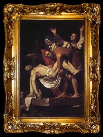 framed  Caravaggio Entombment of Christ, ta009-2