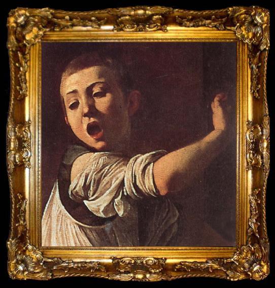 framed  Caravaggio Details of Martyrdom of St.Matthew, ta009-2