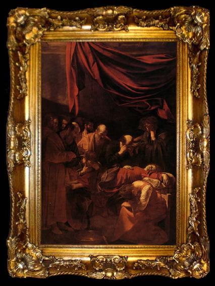 framed  Caravaggio La Mort de la Vierge, ta009-2