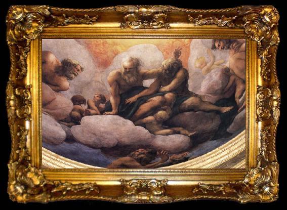 framed  Correggio Passing away of Saint john, ta009-2