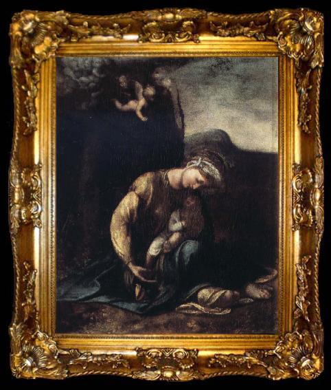 framed  Correggio Madonna Zingarella, ta009-2
