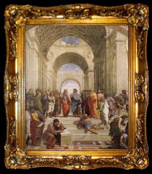 framed  Raphael Details of School of Athens, ta009-2