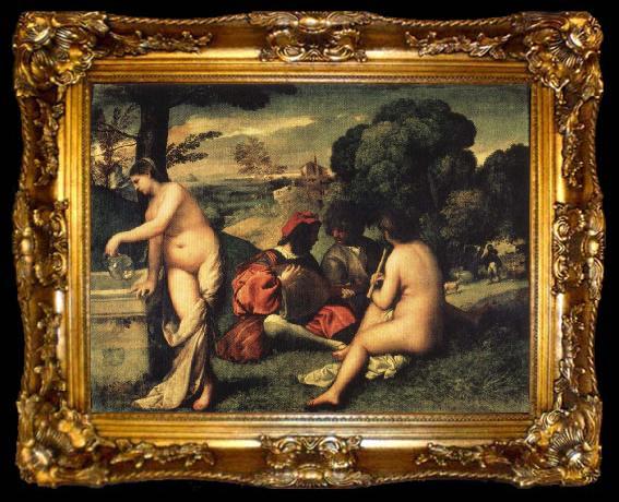 framed  Titian Concert, ta009-2