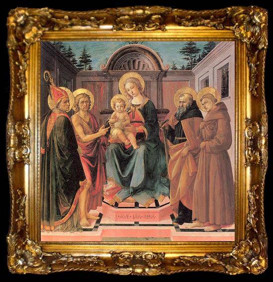 framed  PESELLINO The Virgin and Child Surrounded by Saints, ta009-2