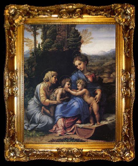 framed  Raphael The Holy Family Known as the Little Holy Family (mk05), ta009-2