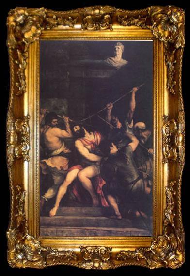 framed  Titian Christ Crowned with Thorns (mk05), ta009-2