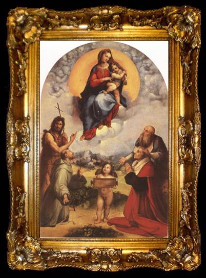 framed  Raphael Madonna di Foligno (mk08), ta009-2