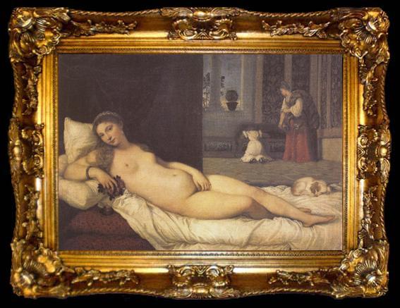 framed  Titian Venus of Urbino (mk08), ta009-2