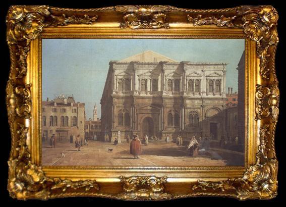 framed  Canaletto Campo S.Rocco  (mk21), ta009-2