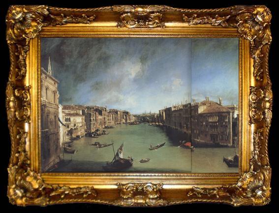 framed  Canaletto Il Canal Grande Balbi (mk21), ta009-2