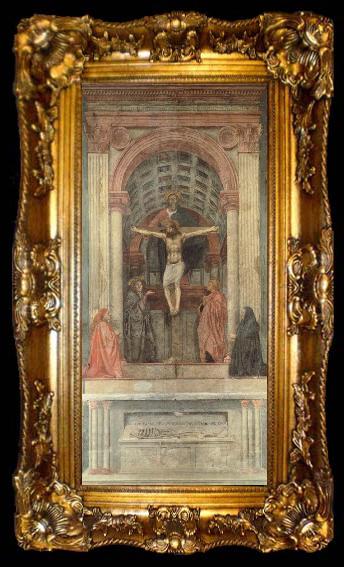 framed  MASACCIO Trinity, ta009-2
