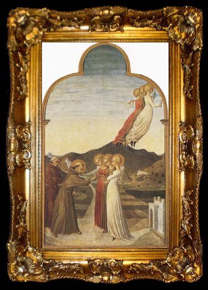 framed  SASSETTA The Mystic Marriage of St Francis, ta009-2