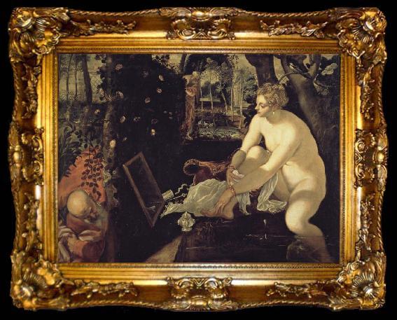 framed  Tintoretto Recreation by our Gallery, ta009-2