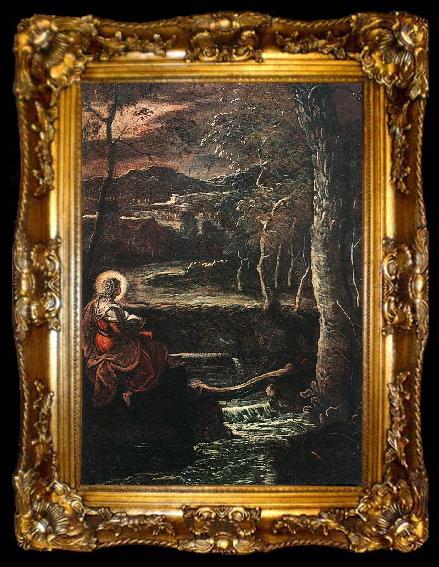 framed  Tintoretto St Mary of Egypt, ta009-2