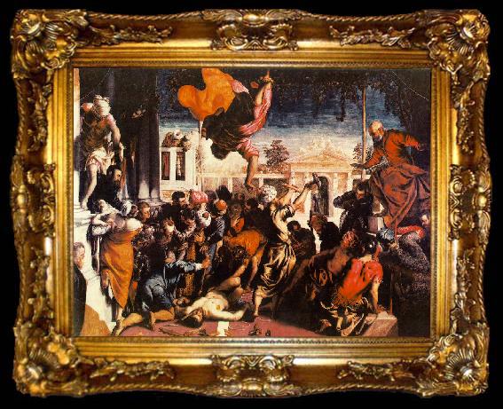framed  Tintoretto The Miracle of St Mark Freeing the Slave, ta009-2