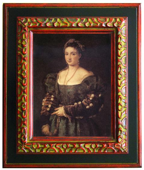 framed  Titian La Bella, Ta042