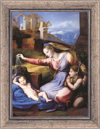 framed  Raphael The Virgin with the Veil (mk05), Ta3071-1